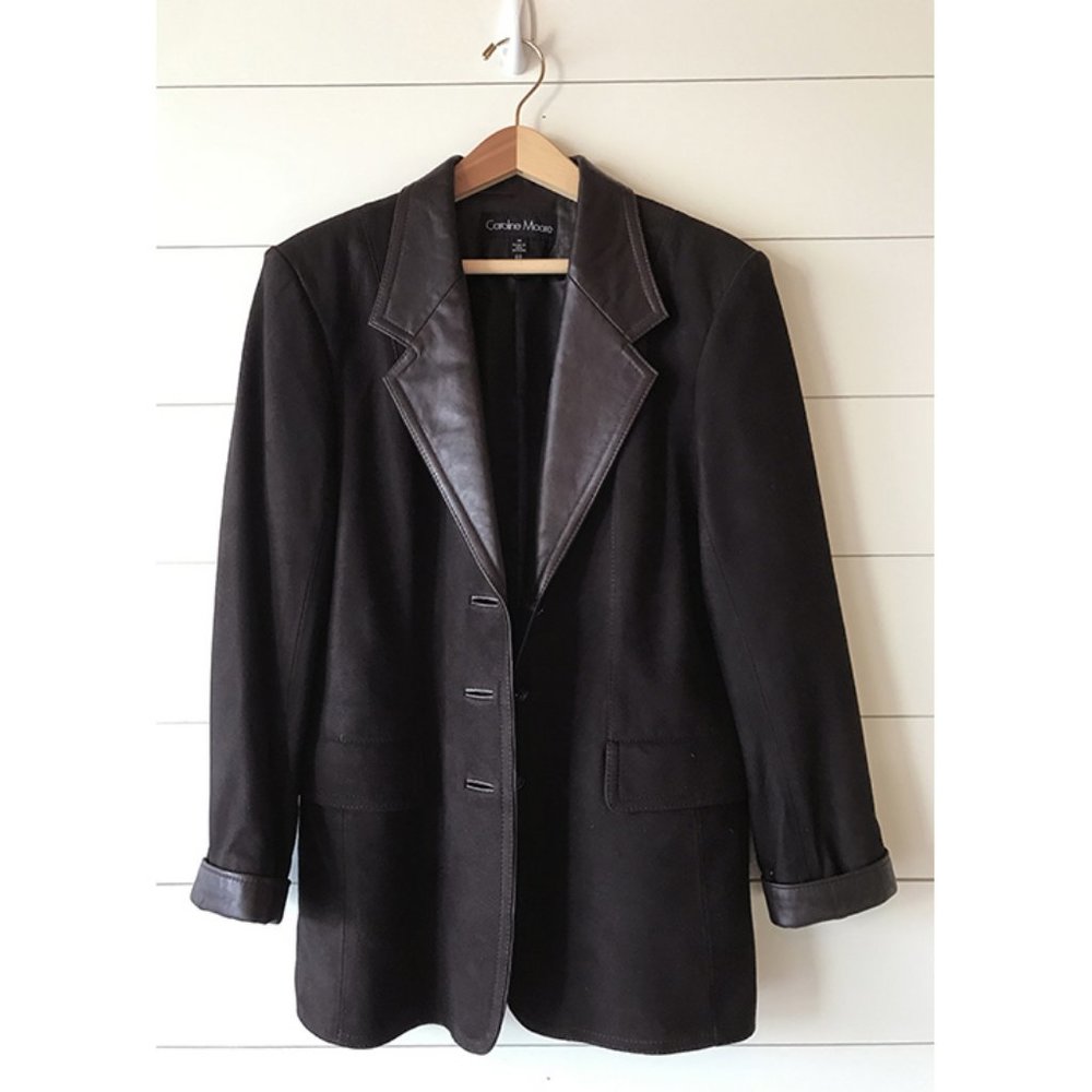 Caroline Moore Lambskin Blazer